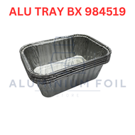 Aluminium Foil Cup Bx 984519 Ukuran Kecil 140 Ml + Tutup Wadah Makanan Macaroni Schotel Isi 10 Pcs