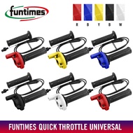 FUNTIMES DAYTONA QUICK THROTTLE WITH CABLE & HANDLE GRIP UNIVERSAL MADE IN THAILAND
