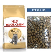 Repack 1kg BSH Adult Royal Canin British Short Hair Adult / Makanan Kucing Dewasa Repack Kualiti Bagus