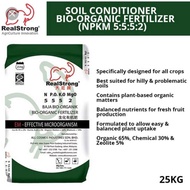 Real Strong Soil Conditioner Bio-Organic Fertilizer NPKM 5-5-5+2