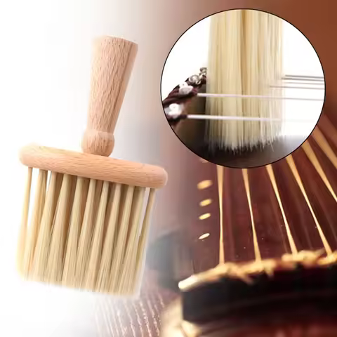 Soft Bristles Ukulele Violin Brush Guzheng Guitar Cleaner Brush Cleaning Tool for Musical Instrument