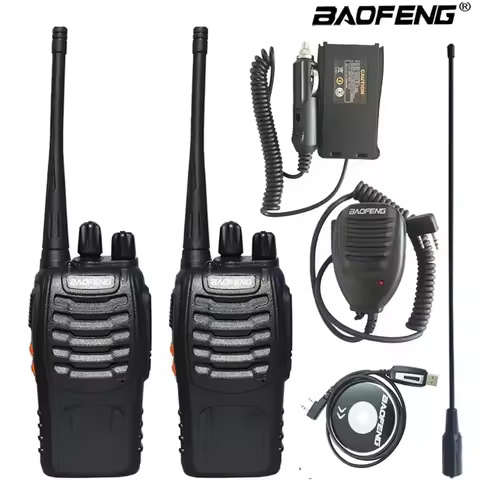 Baofeng BF-888S Walkie Talkie 5W Portable Handheld Walkie-Talkie Transceiver 16 Channel Long Range T