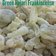 100g Frankincense Luban Green Hojari Oman Raw Incense Bukhoor Kemenyan Arab Gum Bakhoor Ptar