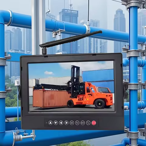 Wireless Crane Damping Camera Viewing system Tower Crane with 10.1 inch Metal Housing IP67 Waterprof