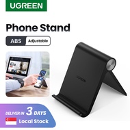 UGREEN Cell Phone Stand Holder for Desk Adjustable Phone Holder Compatible for iPhone 12 Pro Max 11 SE XS XR 8 Plus 6 7 Samsung Galaxy Note20 S20 S10 S9 S8 iPad Pro 11 Inch 2020, iPad Mini 5 4 3 2, iPad Air, Nintendo Switch