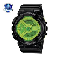 CASI/0 GA110GB Black Green Watch G Shock 's Fashion Sports Waterproof Watch ga-110 Men's and Women's Sports Watch