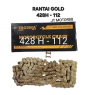 428H 112 GOLD GEAR CHAIN
