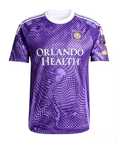26‑27 Orlando City Soccer Jersey Men Short Sleeve Quick Dry Football Fan Version Match Training Tee 