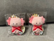 【現貨】 【日本直送】［全新日版］牡蠣bb 生蠔BB 家族 Yell World 「つぶらな瞳の仲間たち」六角龍 蠑螈 六角恐龍 披肩 披風 皇冠 2025 景品 全新 掛飾 吊飾 包包 公仔