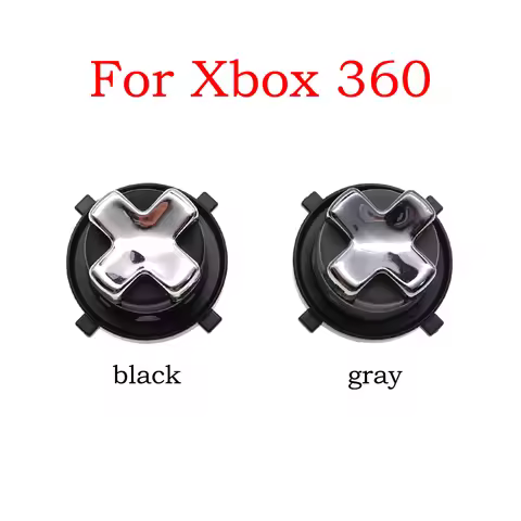 1PCS Original New Version Rotating Dpad Button Chrome Silver Transforming D-Pad Button for Xbox 360 