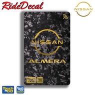 Forged Carbon NISSAN STICKER FOR T*G TNG Card TOUCH N GO NFC Card STIKER LIMITED EDITION