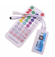 Modul Controller LED SP611e remote bluetooth dan musik led roll WS2811 WS2812b