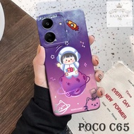 HP Case Latestpoco C65 - Rajacase - cellphone casing poco C65 - Cartoon case Motif - Cellphone prote