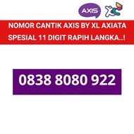 Axis by xl axiata 4G nomor cantik 11 digit langka Kartu perdana 06