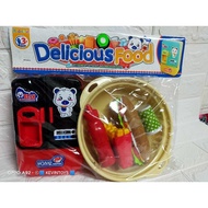 Maenan Children's Educational Toys For Girls Boys YK 40 Toys teflon sandwitch plus Fried Glutinous Free Fridge Toys 2 Doors Can Be Opened And Open Ganjar Toys delicious food set Boys Girls 0 6 12 1 2 3 4 5 9 10 Months Family Year99