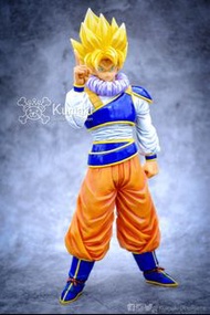 龍珠 景品 亞德拉特星 超級撒亞人 孫悟空 塗裝完成品 (PM查詢) Dragonball Planet Yardrat Clothes Super Saiyan SonGoku Repaint Cu