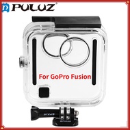 PULUZ 45m Underwater Waterproof Shockproof Housing Diving Case Cover for GoPro Fusion, with Buckle Basic Mount &amp; Screw PU402