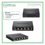 Dlink D-Link DGS-105 5port Gigabit Desktop Switch DGS 105 Metal Casing