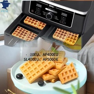 [miqin] 1Pcs Waffle Mold Air Fryer Waffle Silicone Baking Pan For Ninja AF300EU AF400EU AF451EU SL40