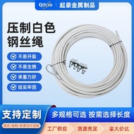 Hot-Dip Galvanized Direct Supply In-Stock Steel Wire Rope Manufacturer Tennis Court Safety Rope Stee