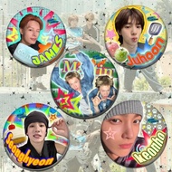 CORTIS Merchandise Martin Kim Juhoon & An Gango Badge Pins, President Tinplate Fan Support Charms fo