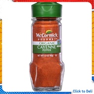 แม็คคอร์มิคออร์แกนิคพริกแดงบดละเอียด 42กรัม - Mccormick Organic Cayenne Red Pepper 42g.
