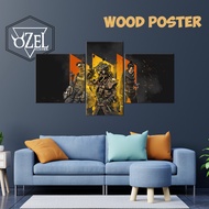 KAYU Wood POSTER | 3pcs COMBO | Apex LEGEND | Wall Decoration