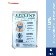 FITLINE DISPOSABLE PANTIES MEN 6PCS FDW6
