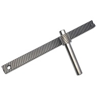 Gear Lifting Table Adjustment Gear Rack 0.5M 17T 100MM Sliding Platform Steel Matching Gears and Rac