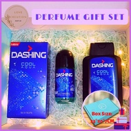 Dashing Set Perfume Set Men Birthday Gift Set Minyak Wangi Lelaki (Perfume / Deodorant / Talcum)