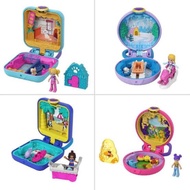 Polly Pocket Tiny Compact Places GNG58 Cabin, Beekeeper, Beach, Puppy House Original