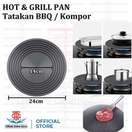 Gas Stove Placemats Grill Pan BBQ Grill Pan Anti-Scorching Plate