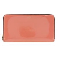 二手CELINE拉鍊長錢包，琺瑯材質，義大利製造，女士款