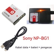 Sony DSC-WX10 HX7 HX9V H70 HX7C Camera NP-BG1 Battery+Charger+Data Cable
