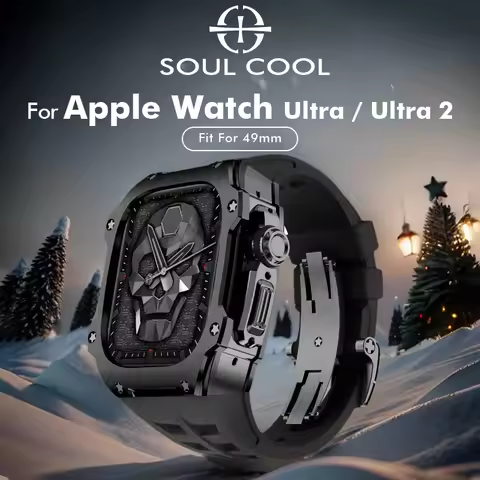NEW Modification Kit for Apple Watch Ultra 3/2 49mm Case Soul Cool for iWatch Ultra Mod Kit fluororu