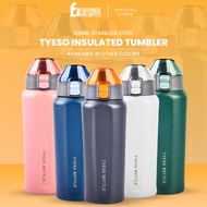 Tyeso 600ml Vacuum Insulated Sports Tumbler with Flip Flop Lid Stainless Steel Water Bottle for Hot 