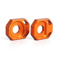 2024 2025 For 125 DUKE 390 Duke 390Duke Motorcycle Rear Axle Block Chain Adjuster Orange With Logo R