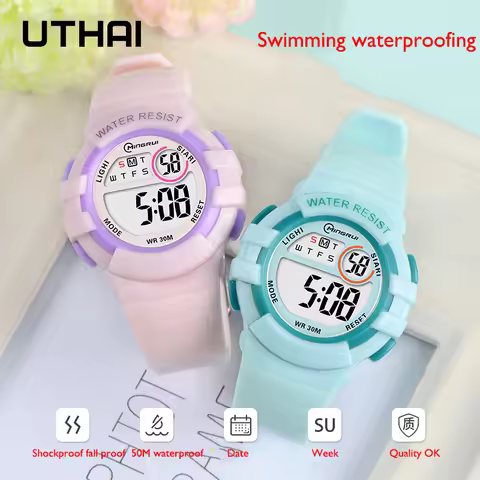 UTHAI C04 Kids's Electronic Watch Alarm Clock Waterproof Swimming Sports Primary And Secondary Schoo