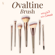scbrush เซตแปรงโอวัลติน แปรงแต่งหน้ามืออาชีพ แปรงแต่งหน้า7ชิ้น