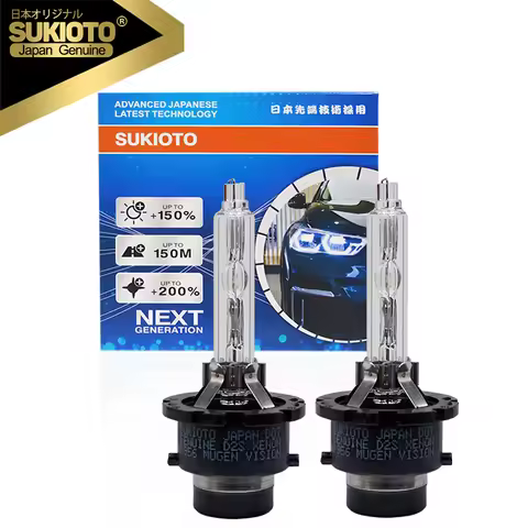 2 PCS GENUINE JAPAN SUKIOTO 55W D4S D4R D2R D2S Xenon HID 35W D2S DOT Xenon HID MUGEN VISION D4S HID