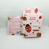 SYB Naturgo Strawberry (1 BOX) Original BPOM Masker Wajah Masker Pencerah Wajah Masker Jerawat