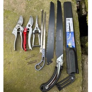 Tool Set 7 Piece Gardening Bonsai - Bonsai Tree Branch Shears - Pruning Shears Folding Saw Baker