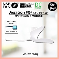 NSB FAN AERATRON FR+ 43 50 60 Inches WiFi Ready Module Remote Control 6 Speeds DC Motor Ceiling Fan