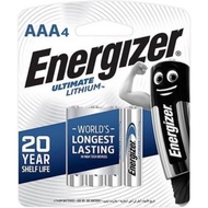 Energizer Ultimate Lithium AAA Batteries (1 Card x 4 pcs)