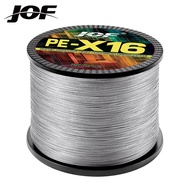 JOF 300M X16 Braided Fishing Line Floating Line Zero Stretch Multicolor Saltwater PE Line PE Fishing