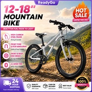 Bike For Kids Mountain Bike Boy/Girl With dual disc brakes High-carbon steel frame 16-22inch