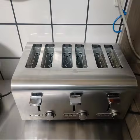 220V Commercial Automatic 4 Slice Toaster Bread Maker for Home Use Sandwich Maker Toast Machine DB