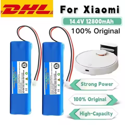 2025 100% Original For XiaoMi Viomi S9 Lydsto R1 Roidmi Eve Plus 14.4V lithium battery 2P4S 5200mAh 