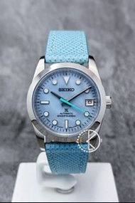 【定制】Seiko Mod Automatic Watch 36mm Datejust 款 灰藍貝母面淺藍牛皮皮帶 精工改裝自動機械錶