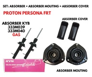 Absorber Front KYB Gas+ Absorber Mouting + Absorber Cover For Proton Persona Depan